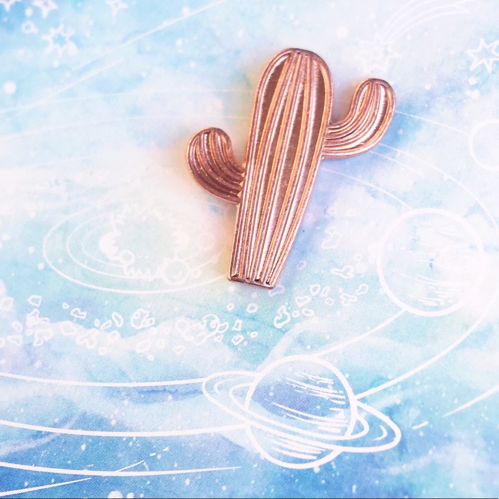 ✨ Copper Cactus Pin ✨ - Picture 4 of 5